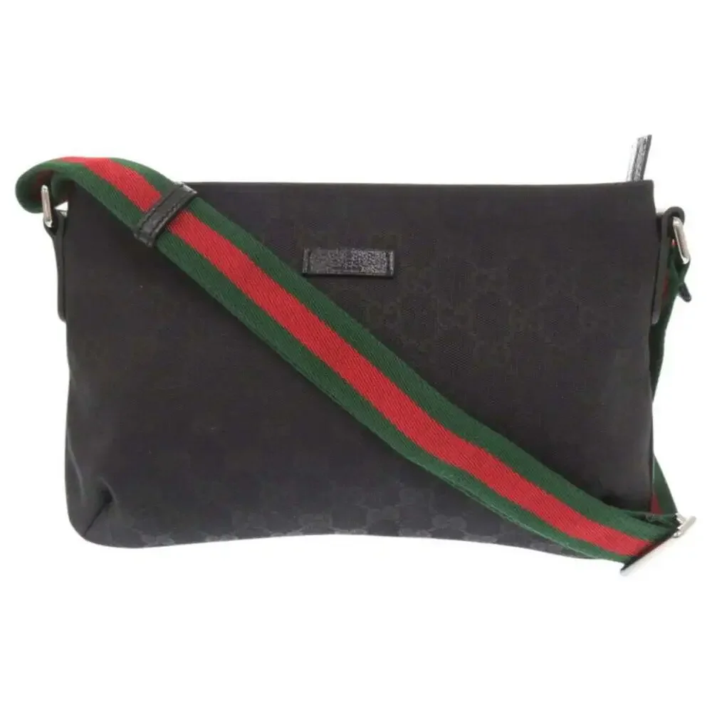 GUCCI Black Leather Shoulder Bag - Picture 2 of 11